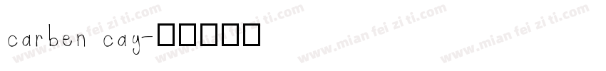 carben cay字体转换